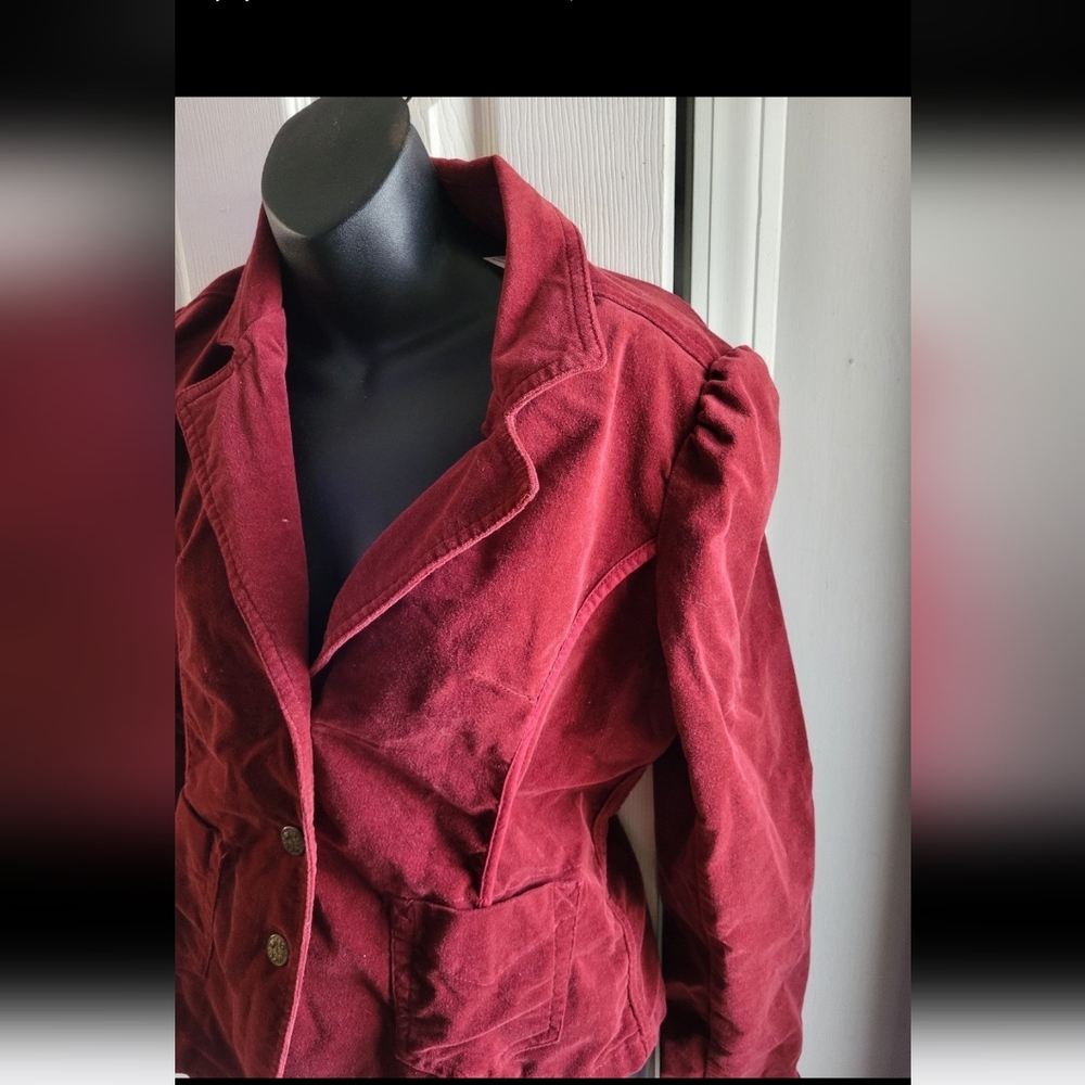 Levi Strauss & Co. Signature women's jacket blazer red size L - Picture 7 of 12